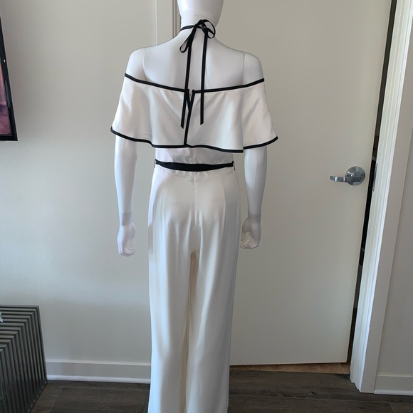 ALEXIS *Spencer* white off shoulder jumpsuit S - Picture 4 of 7